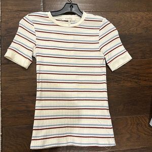 Frame fitted short sleeved tee